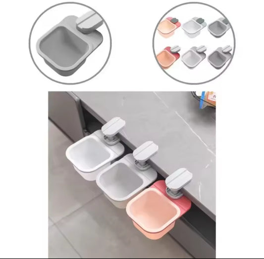 Multifunctional rotating under table storage